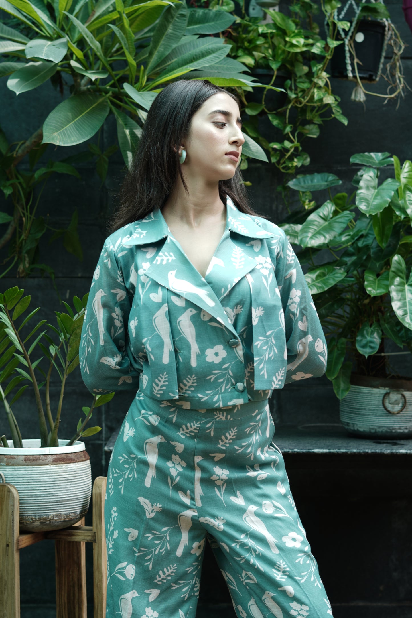 Fly high trench coat set