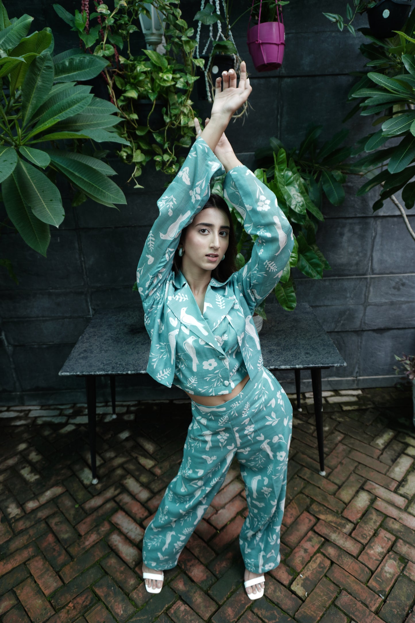 Fly high trench coat set