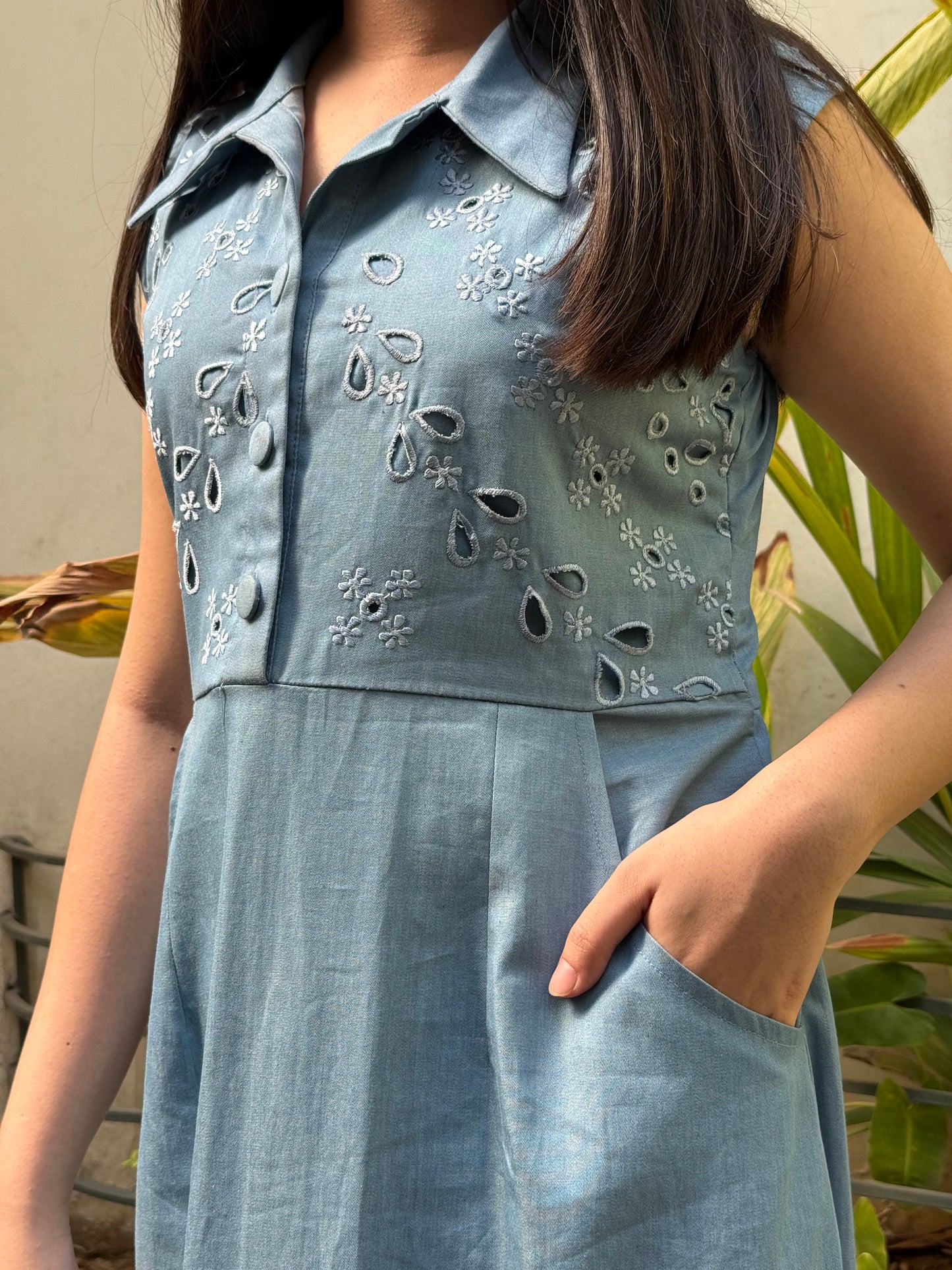 Denim Whimsy dress