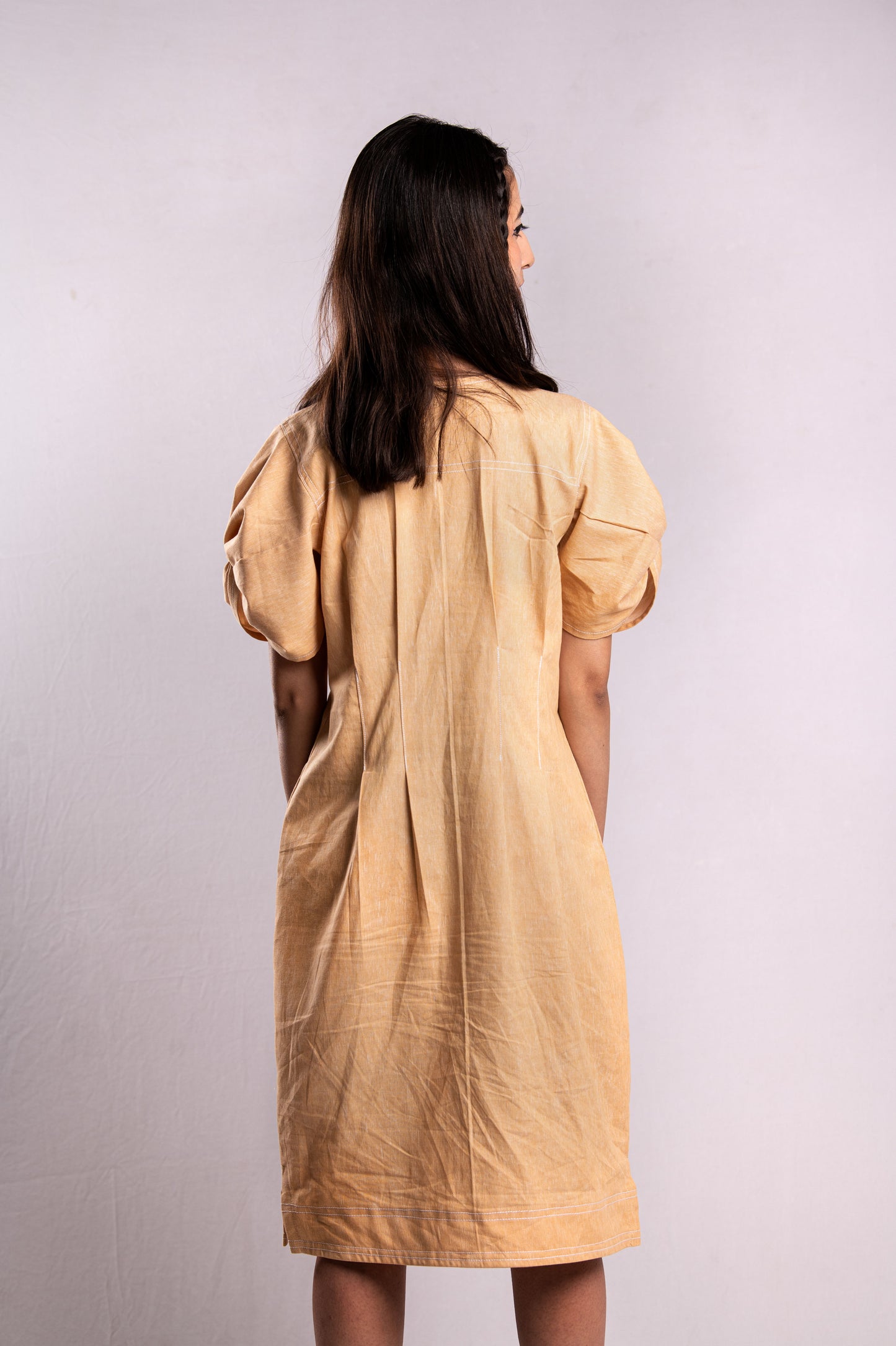 Yellow Denim Dress