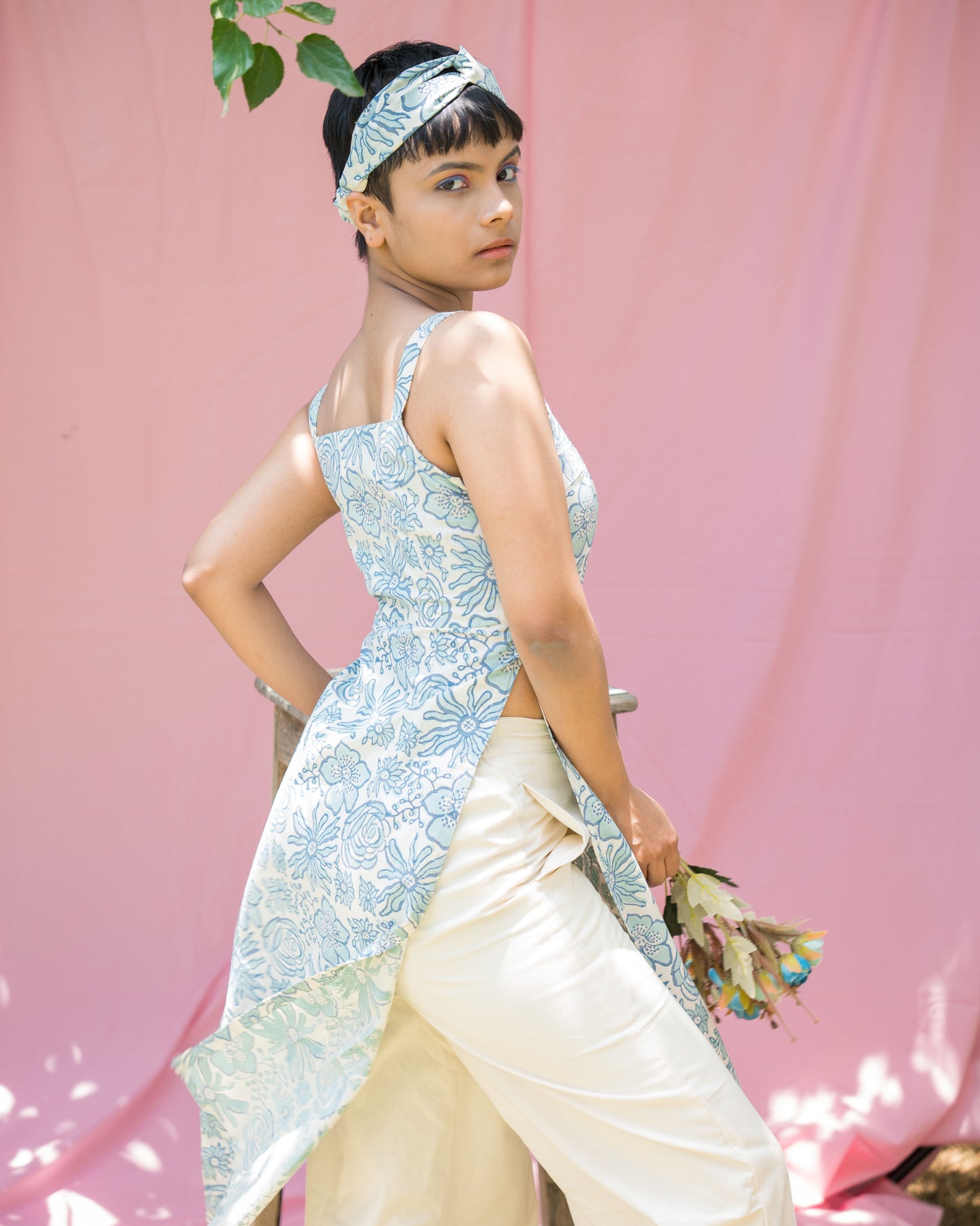 Sakura Kurta pallazo Set