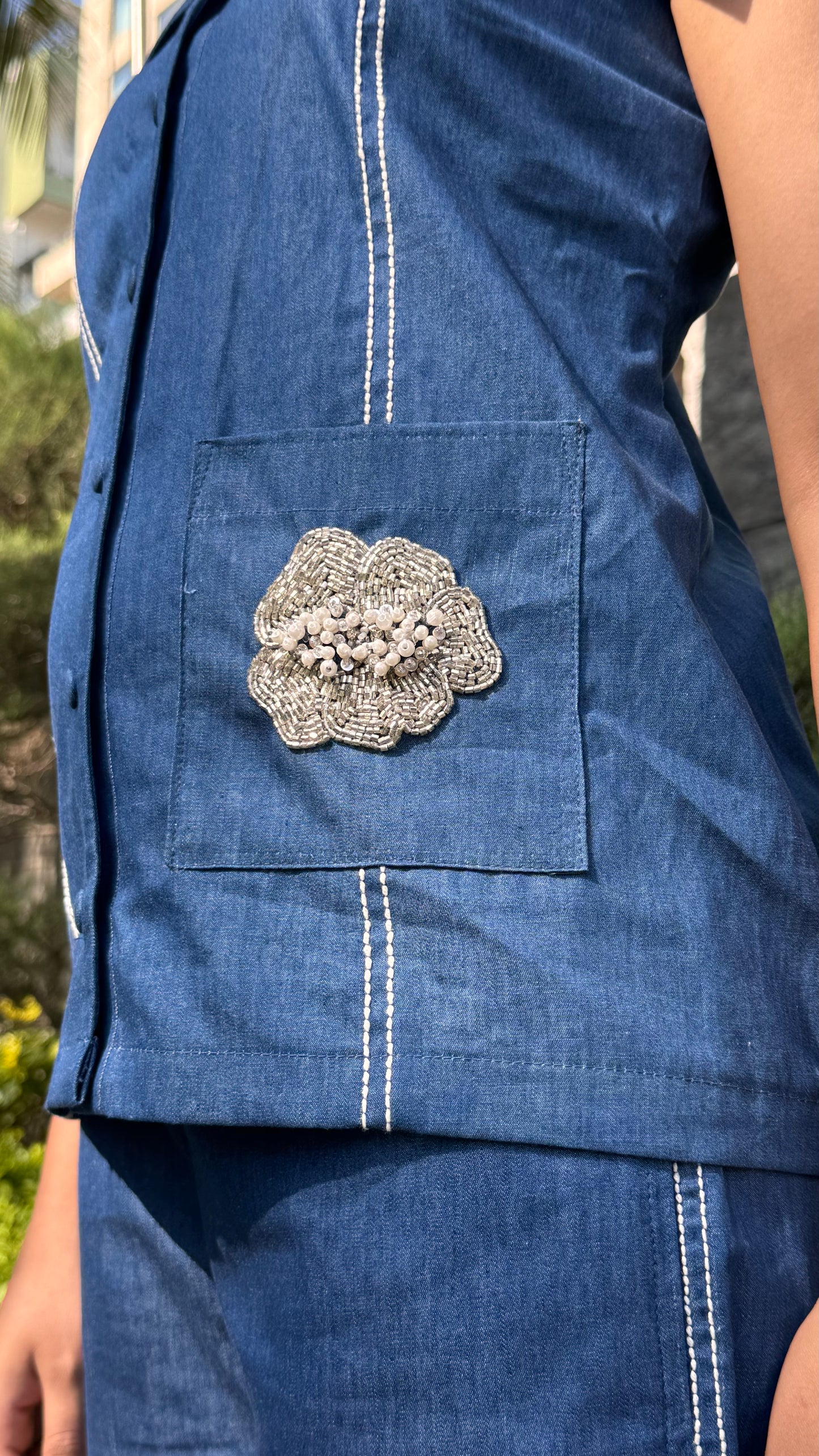 Lily Blue Cord Set