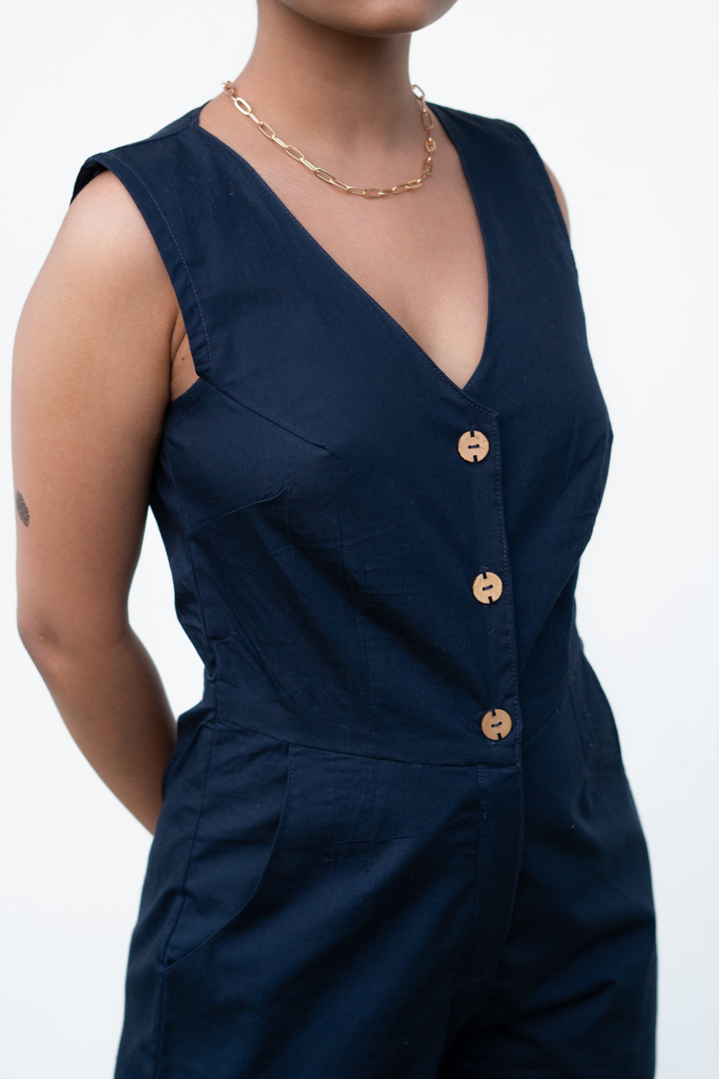 Blue Lilies Jumpsuit