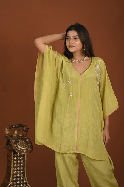Green crush kaftan