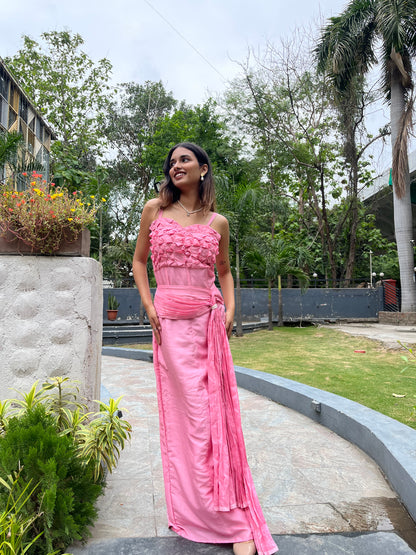 Drape me in Origami skirt set