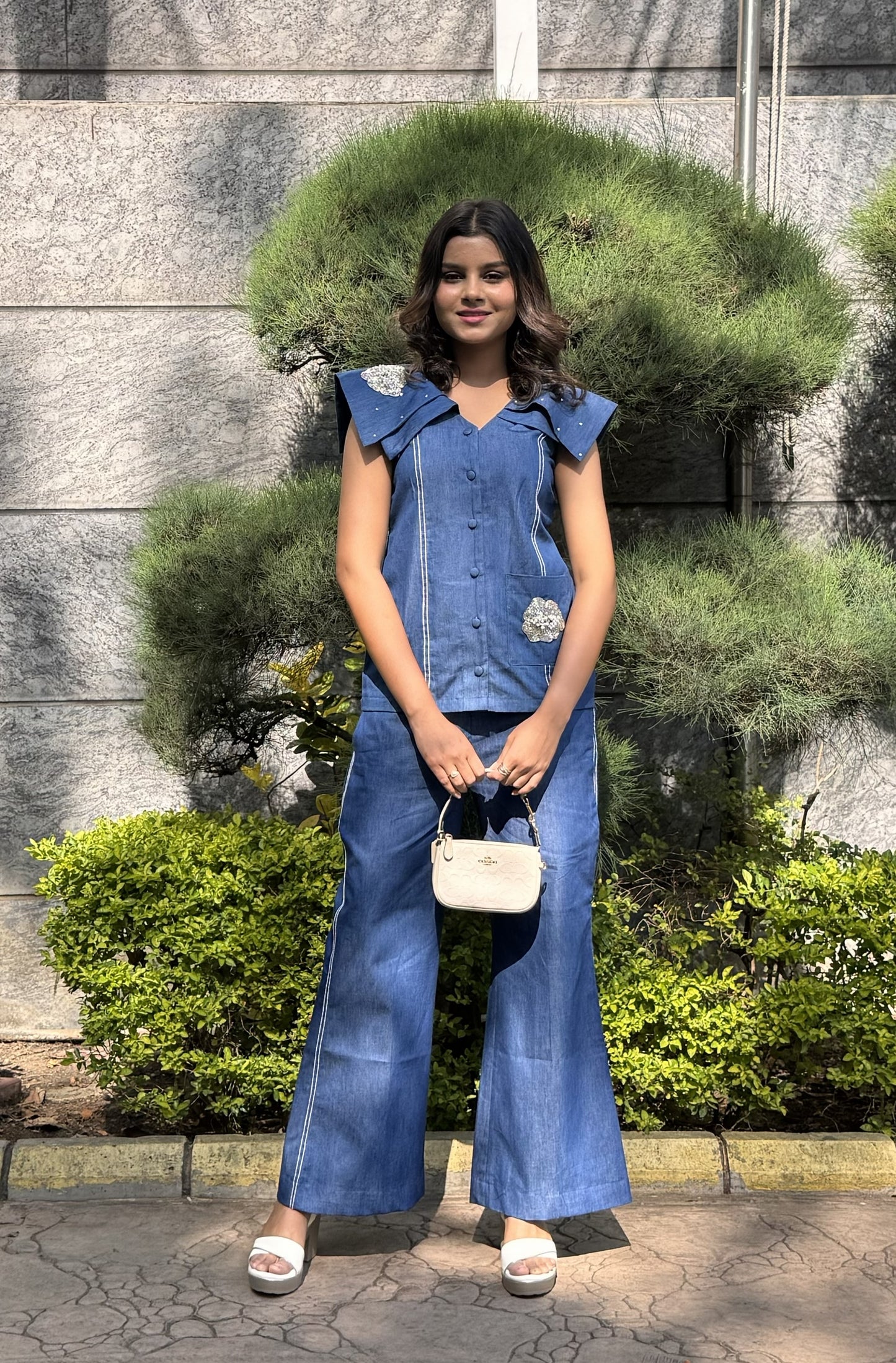 Lily Blue Cord Set