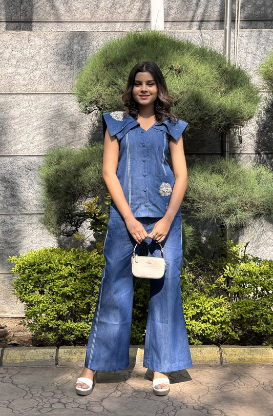 Lily Blue Cord Set